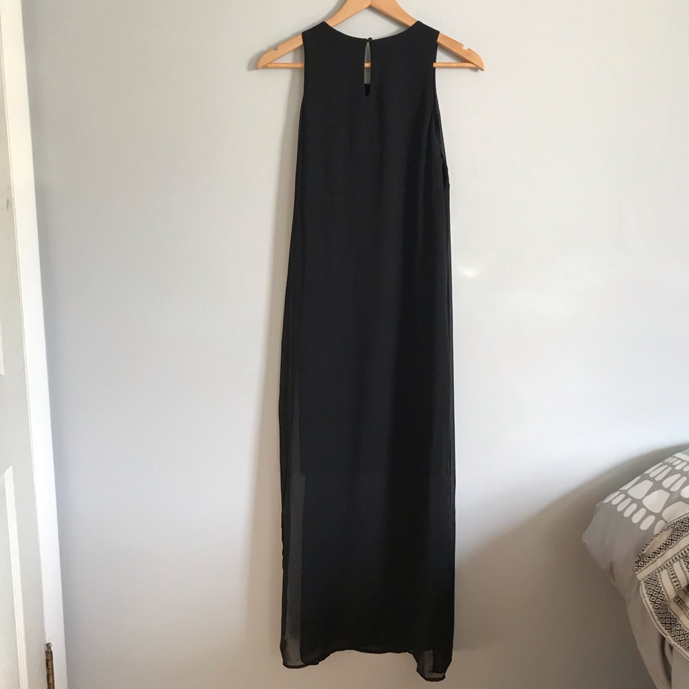 NWT Vince Camuto Chiffon Overlay Maxi Dress - Picture 3 of 7